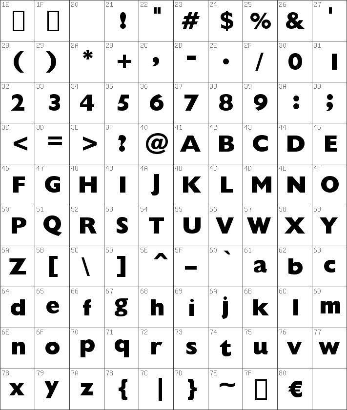 humanist 521 bt extra bold font