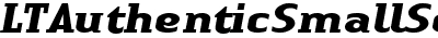 Linotype Authentic Small Serif BoldIt