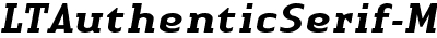 Linotype Authentic Serif MediumItalic