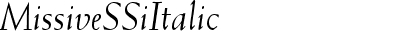 Missive SSi Italic