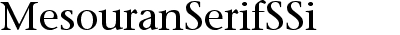 Mesouran Serif SSi