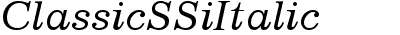 Classic SSi Italic