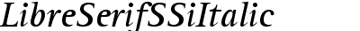Libre Serif SSi Italic