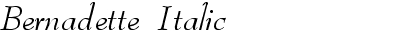 Bernadette Italic