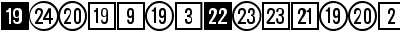 CircledNumbers-Regular DB