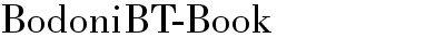 Bodoni Bk BT Book