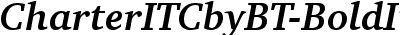 Charter ITC Bold Italic BT