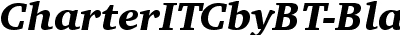 Charter ITC Black Italic BT