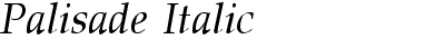 Palisade Italic