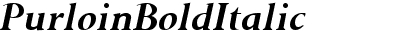 Purloin Bold Italic