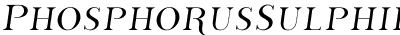 Phosphorus Sulphide