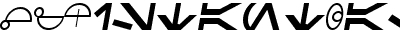 SF Distant Galaxy Symbols Italic