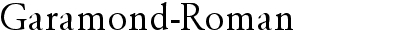 Garamond Roman