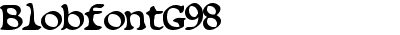 Blobfont G98