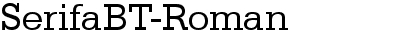 Serifa BT Roman
