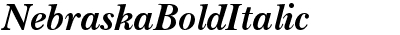 Nebraska Bold Italic