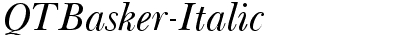 QTBasker Italic