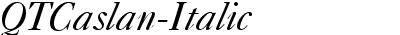 QTCaslan Italic