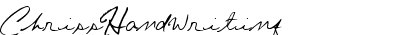 Chris's Handwriting