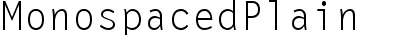 Monospaced