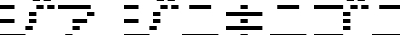 D3 DigiBitMapism Katakana Thin
