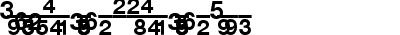 Context Fractions SSi Fractions Bold