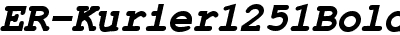 ER Kurier 1251 Bold Italic