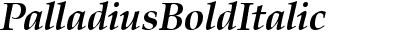 Palladius  Bold Italic