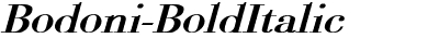 Bodoni Bold Italic