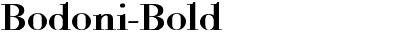 Bodoni Bold