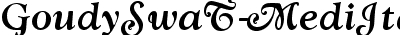 GoudySwaTMed Italic