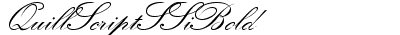 Quill Script SSi Bold