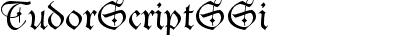 Tudor Script SSi