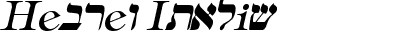 Hebrew Italic