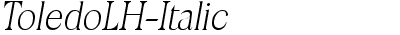 ToledoLH Italic