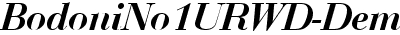 BodoniNo1URWDDemBol Italic