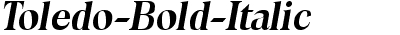 Toledo Bold Italic