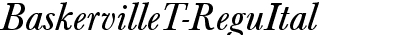 BaskervilleT Italic