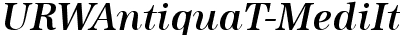 URWAntiquaTMed Italic