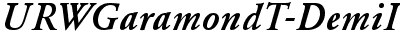 URWGaramondTDem Italic