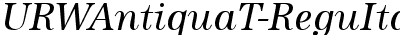 URWAntiquaT Italic