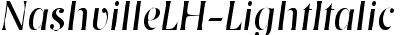 NashvilleLH Italic