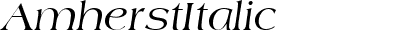 Amherst Italic