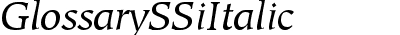 Glossary SSi Italic