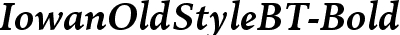 Bitstream Iowan Old Style Bold Italic BT