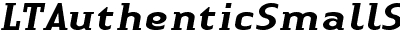 Linotype Authentic Small Serif MediumIt