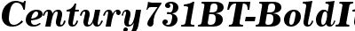Century 731 Bold Italic BT