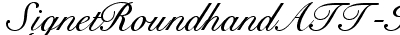 Signet Roundhand ATT Italic