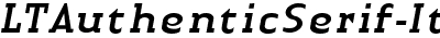 Linotype Authentic Serif Italic