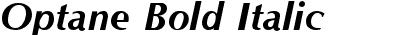 Optane Bold Italic